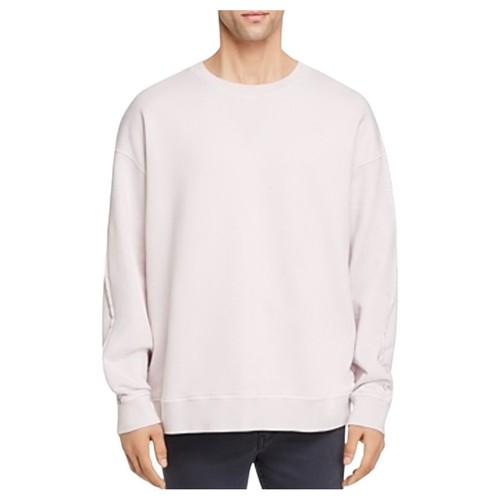 IRO French Terry Sweatshirt mit Rundhalsausschnitt in Rouge Pink Größe Small neu mit Etikett
