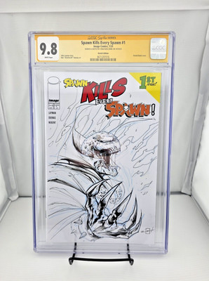 Spawn Original Sketch CGC SS 9.8 By Jonathan Uribe Spawn Kills Every Spawn Image