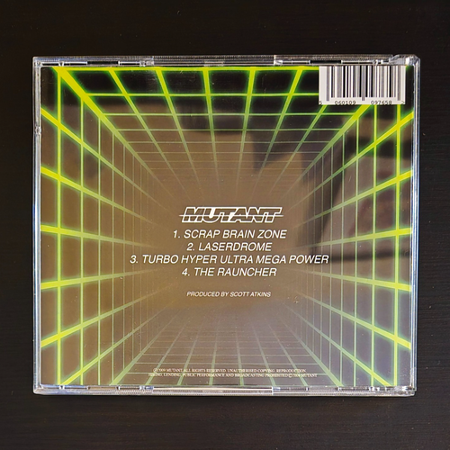 MUTANT - LASERDROME Rare Self Released CD EP 2009 Rock Thrash Metal UK - Picture 2 of 7