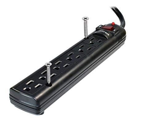 Сетевой фильтр Weltron WSP-600PLF-10BK с 6 розетками Power Strip 10f (wsp600plf10bk)
