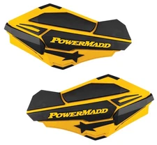 Powermadd Sentinel Yellow/Black Handguards w/Removable Vent Covers (34401)