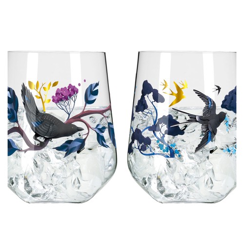 Set 2 bicchieri Ritzenhoff Botanic Glamour 01 by Joyanne Horscroft 2022 - Foto 3 di 8