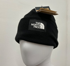 NWT The North Face Dock Worker Recycled TNF Black Cap Hat Beanie One Size Unisex
