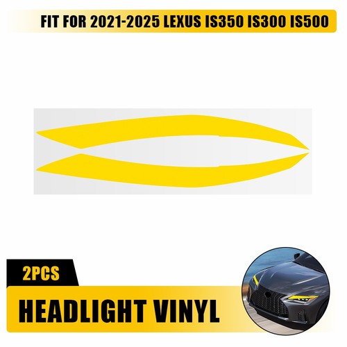 Fits 2021-2025 Lexus IS Headlight Yellow DRL Decal Tint Overlay Vinyl IS350 300 - Bild 12 von 13