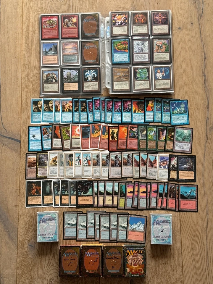 Alte MTG Magic the Gathering Karten Sammlung