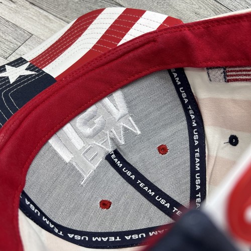 United States Olympic Team Snapback Hat Cap American Flag Team Apparel Sports - Picture 15 of 20