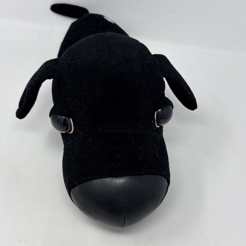THE DOG Artist Collection Black Labrador Plush Red Collar Artlist International - Picture 9 of 12