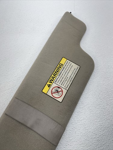 97-99 Ford F-150 Expedition Sun Visor Set Driver + Passenger OEM Light Gray - Picture 10 of 12