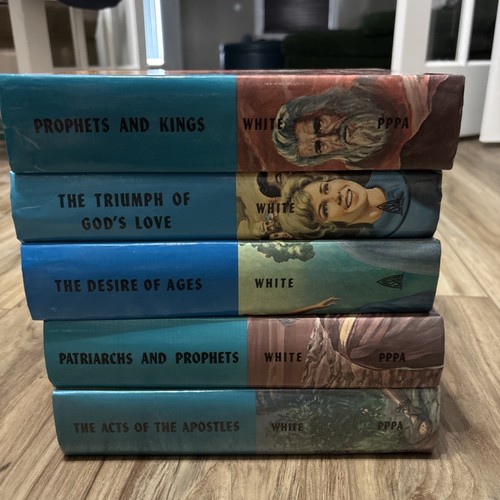 Conflict of the Ages Series: 5 Lot Book White HC Acts Of Apostles Desire Of Ages - Picture 7 of 7