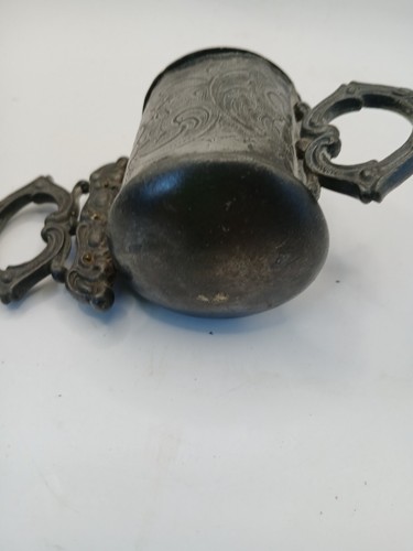 Antico rasoio vittoriano in pelle placcata argento retrattile strop 1800 raro - Foto 8 di 9