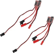 2pcs RC 20A Brushed ESC Electronic Speed Controller w/Brake for 1/16 1/18... 