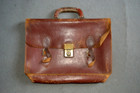 VINTAGE SKÓRZANE ATTACHE ETUI KOMPUTEROWE BIURO - ANTYK