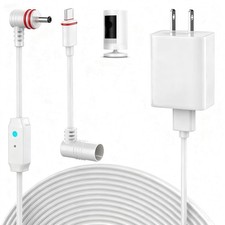 25FT Power Cord Adapter for Ring Spotlight Cam Pro Stick Up Cam Battery