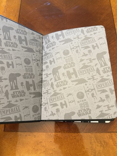 Darth Vader Blank Notebook Journal - 160 Line Pages Star Wars Embossed Hardcover - Picture 2 of 4