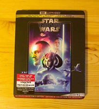 Star Wars: Episode I - The Phantom Menace 4K UHD Blu-ray w/Rare OOP Slipcover
