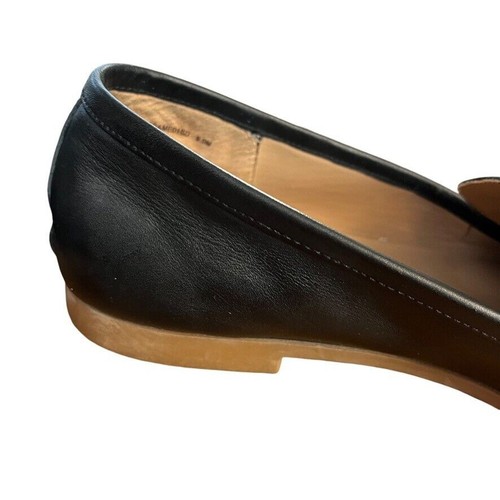 Blondo Waterproof Cameron Womens Black Horse Bit Leather Black Flats Shoes sz 9 - Picture 3 of 16