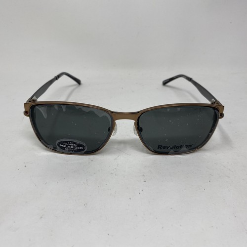 REVOLUTION MANCHESTER BROWN CARBON FIBER 53/18/140 W/ POLARIZED CLIP !58 - Picture 1 of 8