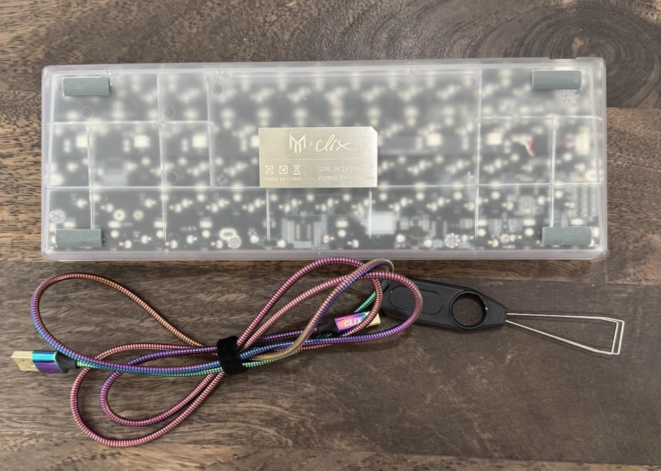 Clix Matrix Cotton Candy Keyboard 🎹 Gateron Silver Switches – Open Box Tested - Image 4 of 4