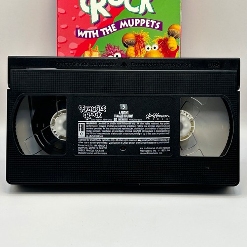 Fraggle Rock VHS 1993 Tape Family Festive Fraggle Holiday Jim Henson Video Rare! - Picture 3 of 8