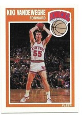 KIKI VANDEWEGHE 1989-90 FLEER CARD NEAR MINT+ CONDITION