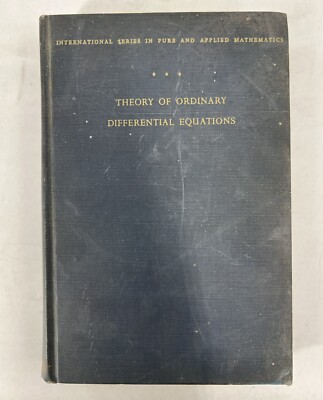 Theory of Ordinary Differential Equations CODDINGTON LEVINSON - HB 1955 1st Ed.