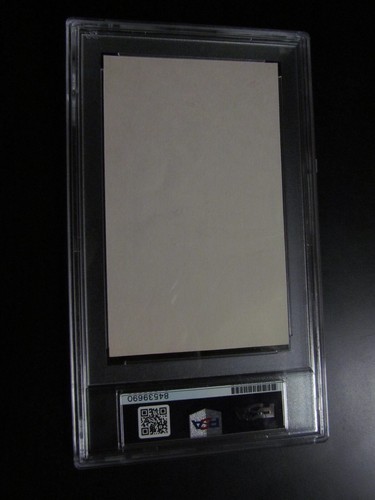 Hank Greenberg Signed Index Card PSA Encapsulated - Picture 3 of 3