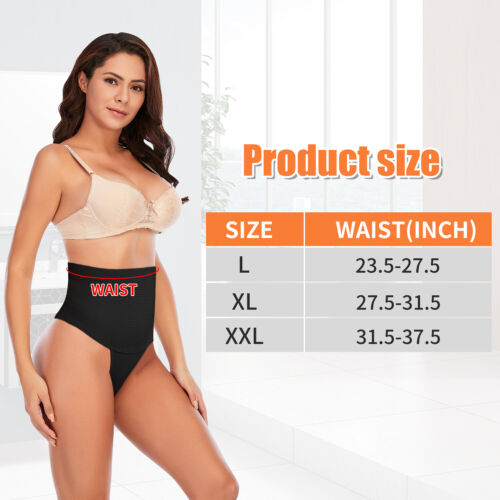 High Waisted Womens Tummy Control Body Shapewear Panties Slim Underwear Briefs - Picture 2 of 33
