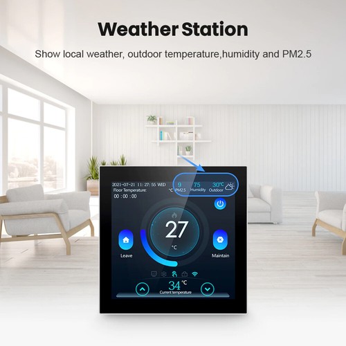 Tuya WiFi Smart Thermostat Hot Water Heating/Gas Boiler Remote Controller 3A UK - Picture 6 of 11