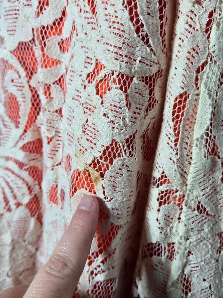 Dressbarn Womens Lace Sleeveless Dress Size 12 P Petite Easter Spring Feminine - Image 3 of 4