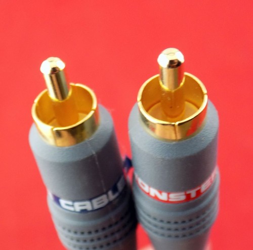 Monster Interlink 100 RCA Audio Cable CHOOSE Single or Pair and Length, Tested - Picture 3 of 10