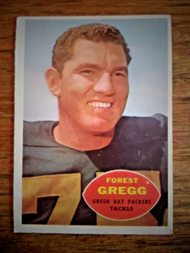 1960 TOPPS #56 FOREST GREGG GREEN BAY ROOKIE HALL OF FAME FOOTBALL CARD UNG EXC