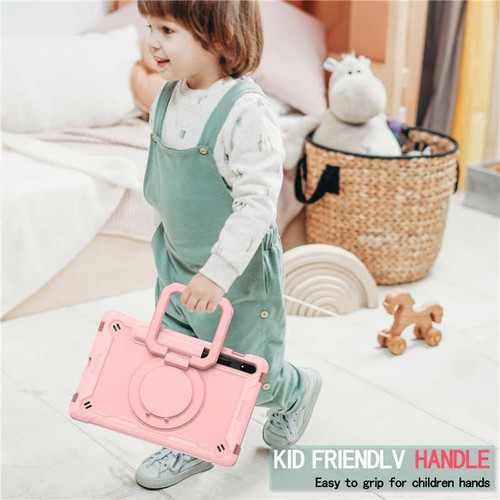 For Samsung Galaxy Tab S8 S9 S10+ Tablet Case Kids Shockproof Rotate Stand Cover - Picture 42 of 93