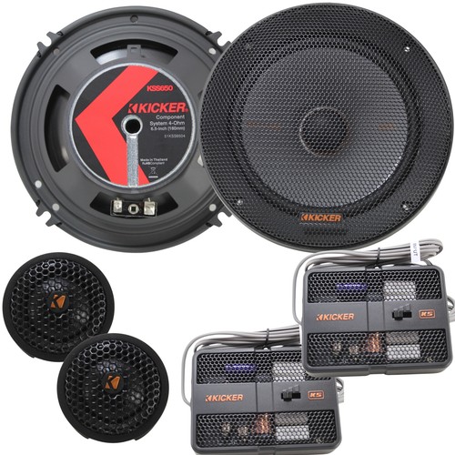 Kicker KS Series 6.5" 4 Ohm 125 Watts Component Speaker system 51KSS6504 - Picture 1 of 8