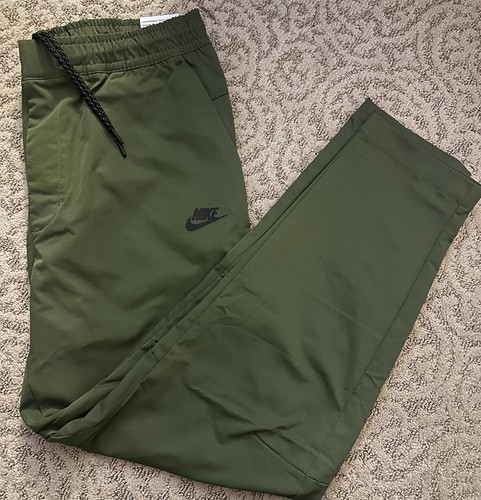 Nike Men Tech Woven Jogger Tapered Commuter Pants Army Greek Size Large BNWT - Picture 5 of 13
