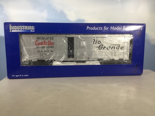 Industrial Rail IDM1006 O27 Boxcar Rio Grande Cookie Box - Picture 1 of 2