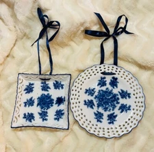 BASIC PORCELANA  PLATE BY HOME ESSENTIALS & BEYOND SET OF  2 PLATES