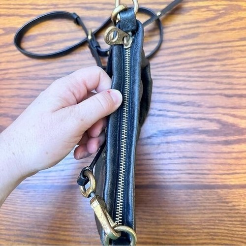 Marc by Marc Jacobs Classic Q Percy Black Pebble Leather Crossbody Mini Handbag - Picture 8 of 11