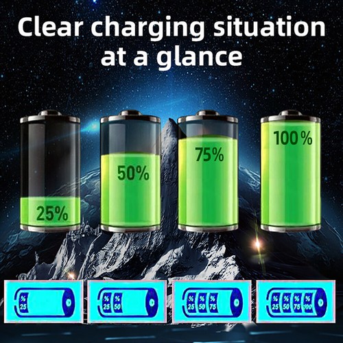 400A Heavy Duty Smart Battery Charger 12V/24V Intelligent Pulse Repair Charger - Picture 7 of 12
