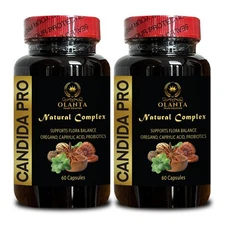 CANDIDA PRO NATURAL COMPLEX - oregano leaf fresh, candida cleanse extra strength
