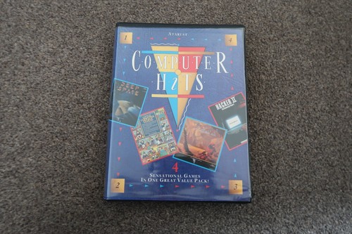 Computer Hits By Beau Jolly ~ Original Boxed Atari ST Game Deep Space Brataccas - Afbeelding 2 van 8