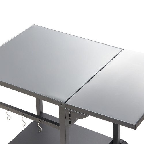 VEVOR Desserte Plancha Chariot de Barbecue à 2 Niveaux Plan de Travail Pliable - Imagen 12 de 12