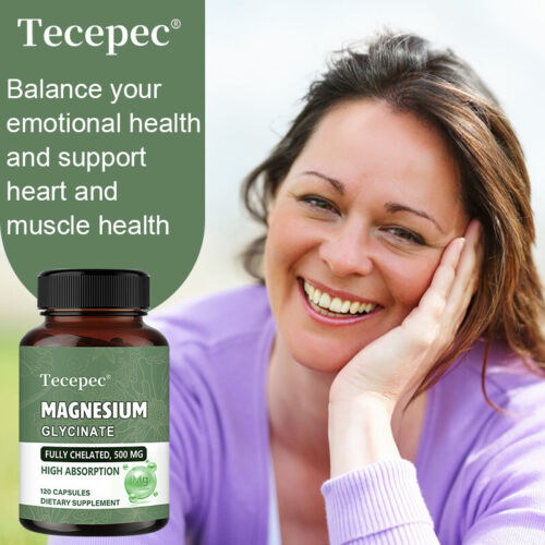 Integratore Glicinato di Magnesio Equilibrio Salute Articolazioni,Cervello e Sistema Nervoso - Foto 4 di 15