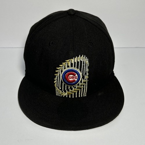 Chicago Cubs Black Hat Snapback Cap New Era 9Fifty 2016 World Series Champions - Picture 2 of 10