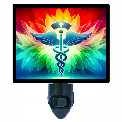 Nursing Decorative Photo Night Light, Nurses Dedication in Color
