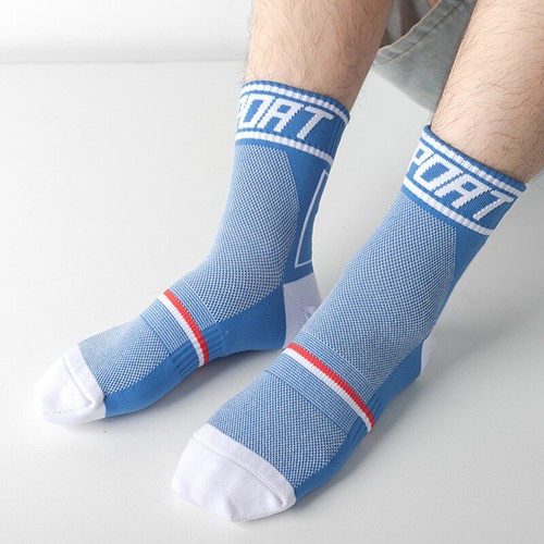Pro Men Women Road Cycling Riding Bicycle Bike Sports Ankle Socks XC MTB Orange - Picture 86 of 101