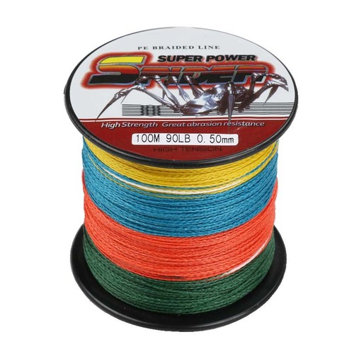 Spider pe Line 100m/109yards Power PE Dynema Braid Fishing Line 6LB-500LB - Picture 5 of 26