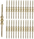 300 Pcs Bow Tie Crystal Connectors Chandelier Clips Pins for Fastening Crystals