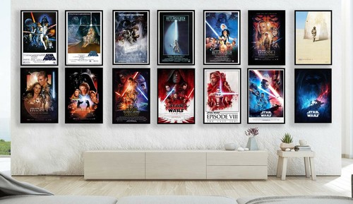 Star Wars: Episode IV - A New Hope 1977 FRAMED MOVIE POSTER PRINT CINEMA A1 - Picture 3 of 5