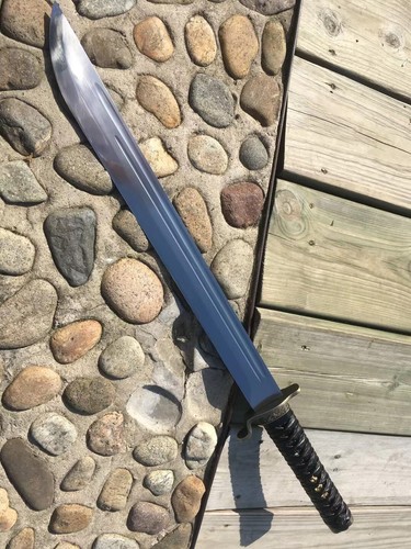 29''Chinese Ming Dynasty Imperial Guards Combating Dao 1095 Carbon Steel Sword - Picture 4 of 9