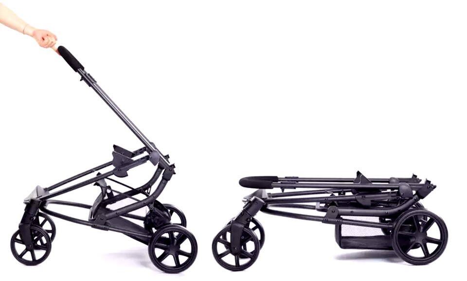 RICCO Baby 2in1 Foldable Buggy Stroller Pushchair with Reversible